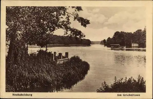 Ak Klein Glienicke Neubabelsberg Potsdam in Brandenburg, Griebnitzsee