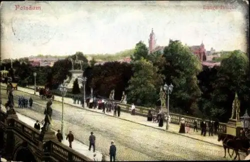 Ak Potsdam in Brandenburg, Lange Brücke