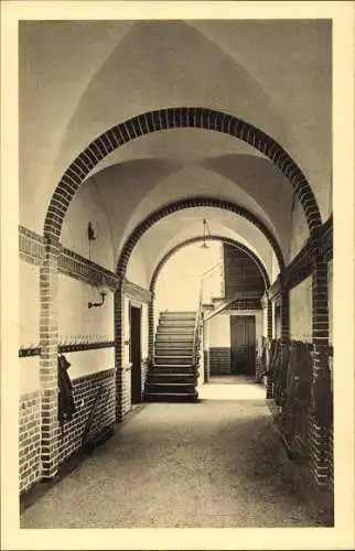 Ak Nowawes Babelsberg Potsdam in Brandenburg, Lyzeum, oberer Korridor, Innenansicht