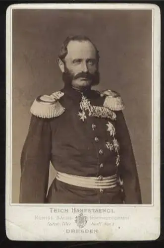 Cabinet Foto Prinz Georg von Sachsen