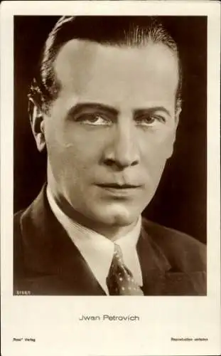 Ak Schauspieler Iwan Petrovich, Portrait