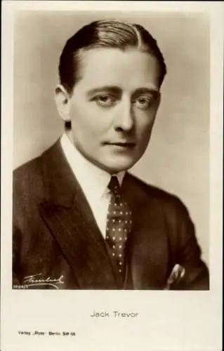 Ak Schauspieler Jack Trevor, Portrait