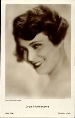 Ak Schauspielerin Olga Tschechowa, Portrait, Ross Verlag 4188 2
