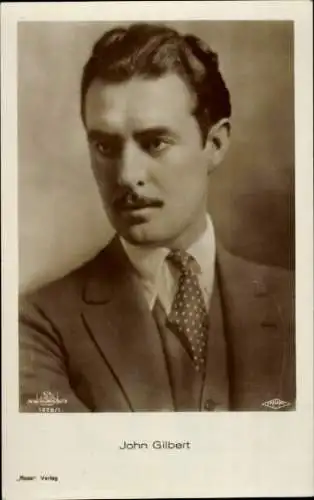 Ak Schauspieler John Gilbert, Portrait