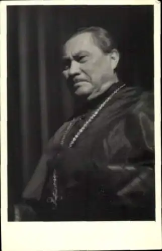 Ak Schauspieler Paul Wegener, Portrait als Bischof von Bamberg in Götz von Berlichingen