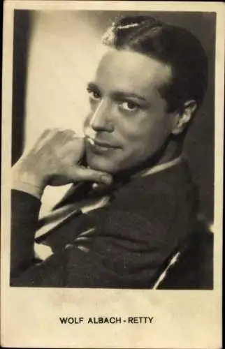 Ak Schauspieler Wolf Albach-Retty, Portrait