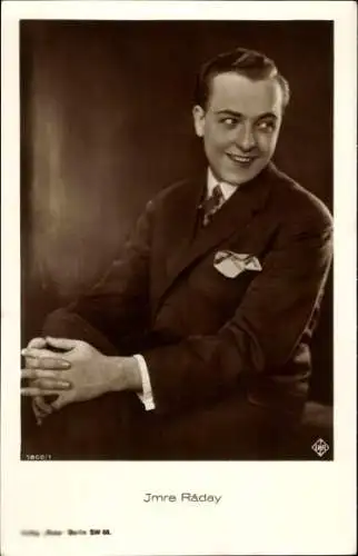 Ak Schauspieler Imre Ráday, Portrait