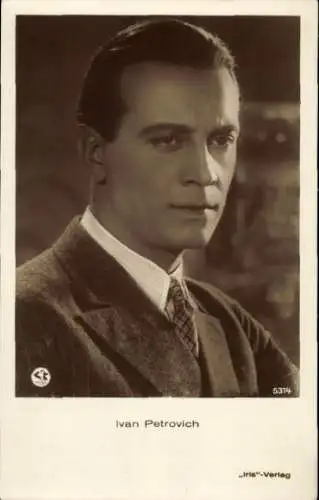 Ak Schauspieler Ivan Petrovich, Portrait