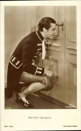 Ak Schauspieler Ramon Novarro, Filmszene