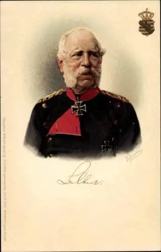 Künstler Litho Donadini, Antonio Ermenegildo, König Albert von Sachsen, Portrait