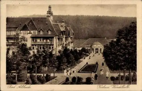 Ak Bad Altheide Schlesien, Kurhaus, Wandelhalle