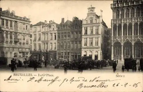 Ak Brüssel Brüssel, Grand Place