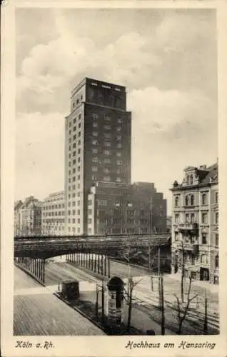 Ak Köln am Rhein, Hochhaus am Hansaring