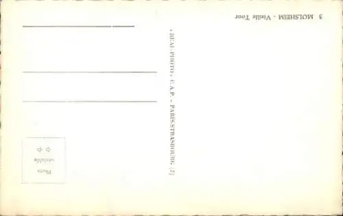 Ak Molsheim Elsass Bas Rhin, alter Turm