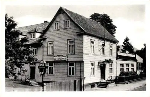 Ak Bad Harzburg Büntheim, Hotel Deutsches Haus