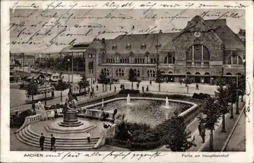 Ak Aachen, Hauptbahnhof