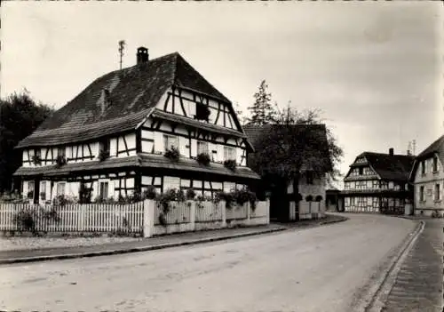 Ak Sessenheim Sesenheim Elsass Bas Rhin, Maison Alsacienne