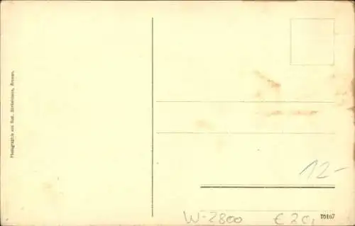 Ak Tenever Osterholz Bremen, Altenheim, Wirtschafts-Hof