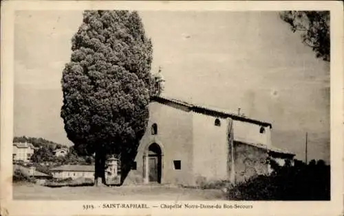 Ak Saint Raphaël Var, Chapelle Notre-Dame-du Bon-Secours