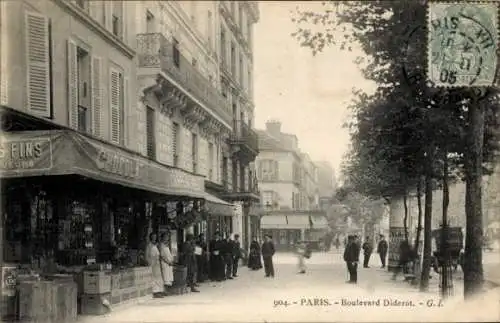 Ak Paris XII Reuilly, Boulevard Diderot