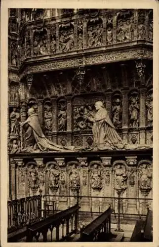 Ak Rouen Seine Maritime, Monument des Cardinaux d'Amboise, Cathedrale