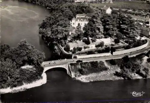 Ak Sucé Loire Atlantique, Luftbild, Brücke