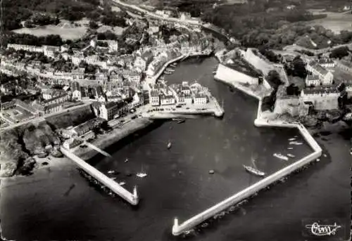 Ak Le Palais Belle Île en Mer Morbihan, Fort Vauban, Luftbild