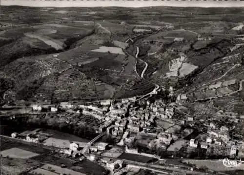 Ak Saint Rome de Cernon Aveyron, Gesamtansicht, Luftbild