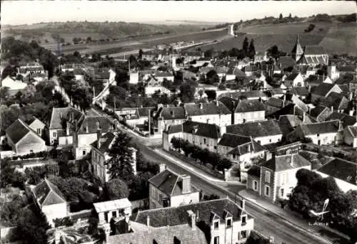 Ak Dannemoine Yonne, Gesamtansicht, Luftbild
