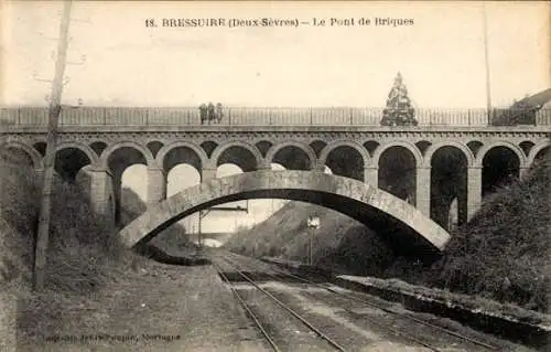 Ak Bressuire Deux Sèvres, Le Pont de Briques