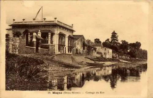 Ak Magné Deux Sèvres, Cottage du Roc