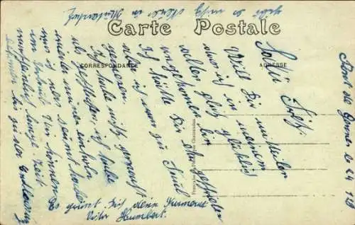 Ak Montfort le Rotrou Sarthe, Kirche, Apsis