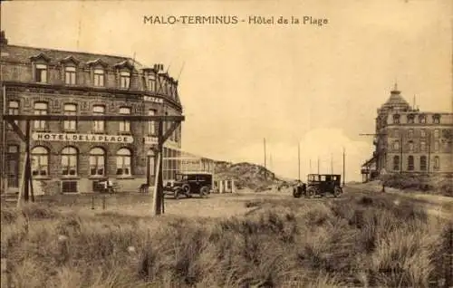 Ak Malo les Bains Nord, Malo Terminus, Hôtel de la Plage