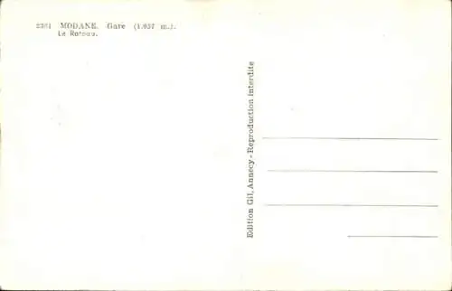 Ak Modane Savoie, Gare, le Rateau