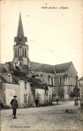 Ak Vion Sarthe, Kirche