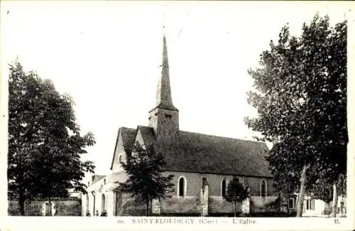 Ak Saint Éloi de Gy Cher, Kirche