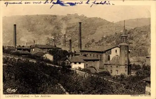 Ak Lorette Loire, Les Aciéries