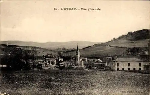 Ak L’Etrat Loire, Gesamtansicht