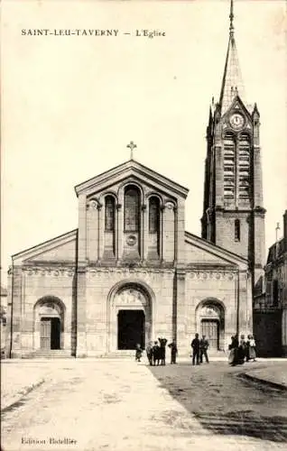 Ak Saint Leu Taverny Val d'Oise, Kirche