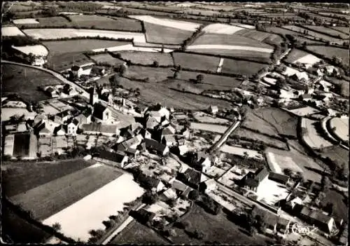 Ak Millay Nièvre, Luftbild