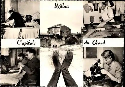 Ak Millau Aveyron, Fabrication du Gant