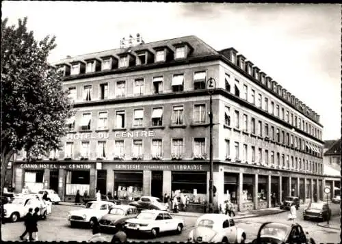 Ak Colmar Kolmar Elsass Haut Rhin, Grand Hotel du Centre, Place de la Cathedrale