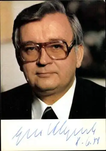 Ak Politiker Egon Alfred Klepsch, Portrait, CDU, Autogramm