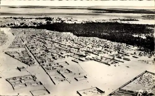 Ak Touggourt Algerien, Luftaufnahme