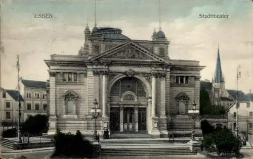 Ak Essen im Ruhrgebiet, Stadttheater