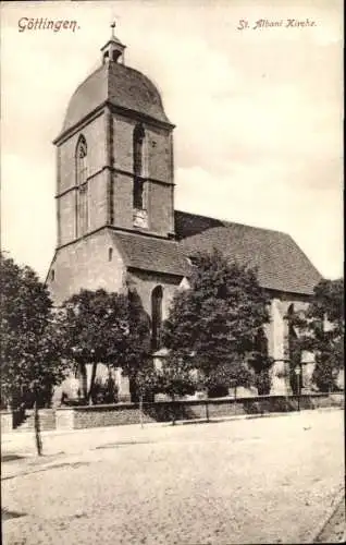 Ak Göttingen in Niedersachsen, St. Albani Kirche