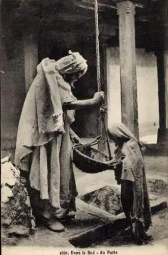 Ak Araber an der Wasserquelle, Maghreb