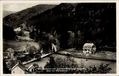 Ak Zorge Walkenried im Harz, Wolfsbachtal