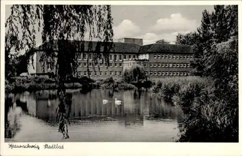 Ak Braunschweig in Niedersachsen, Stadtbad