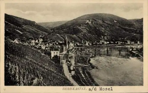 Ak Bernkastel an der Mosel, Gesamtansicht